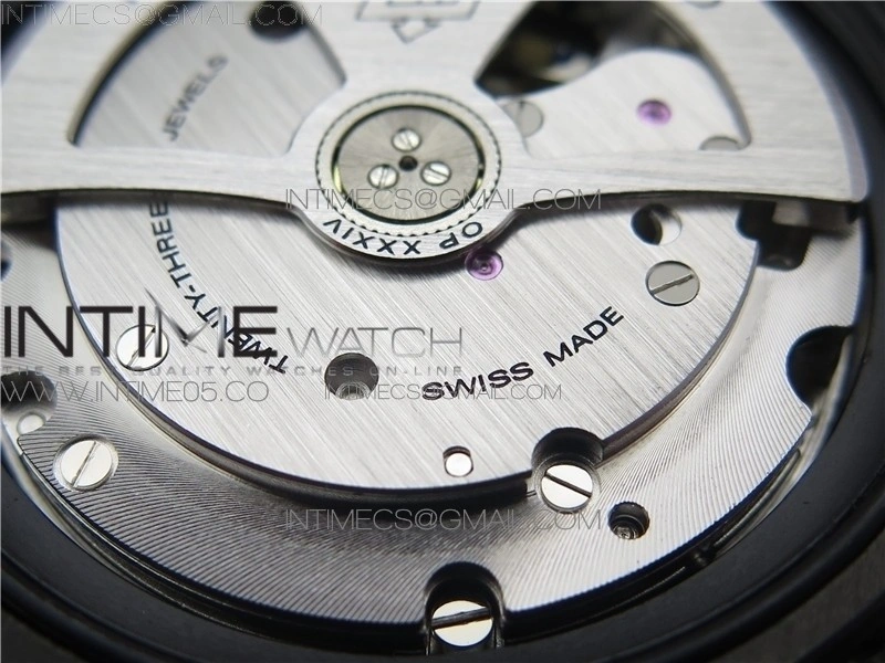 PAM960 Carbotech 42mm VSF 1:1 Best Edition Black Dial Blue Markers on Rubber Strap P.9010 Clone